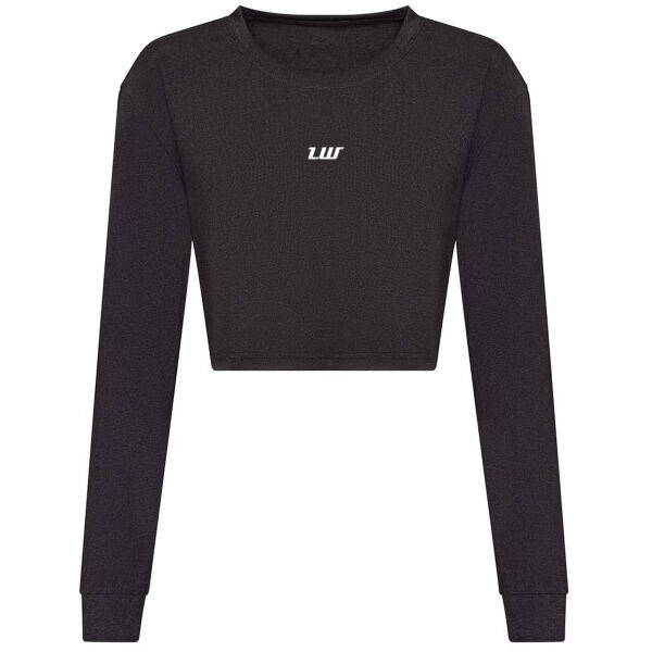 Luna Wolf Wellness  - Women's Long Sleeve Cropped T Thumbnail